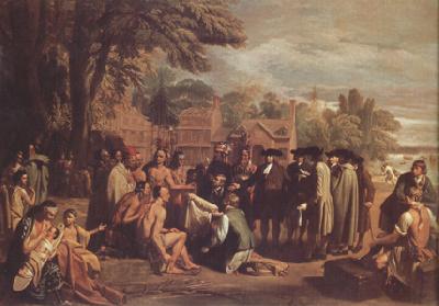 Benjamin West William Penn's Treaty with the Indians (nn03) Germany oil painting art